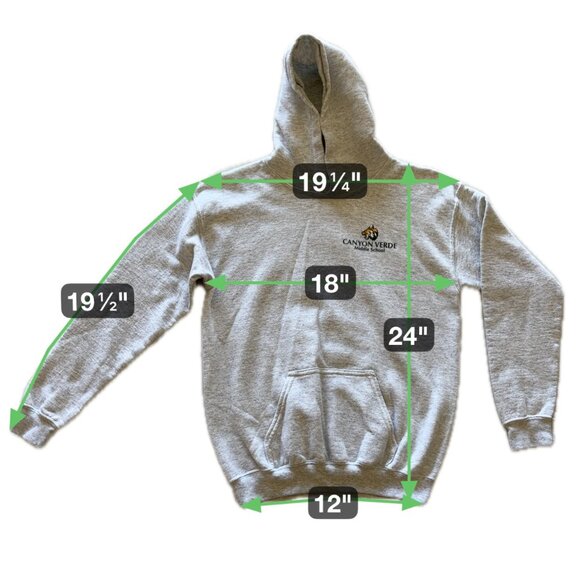 Unisex Gildan Gray Bundle of Hoodies (6) Studio Wardrobe - Picture 15 of 16